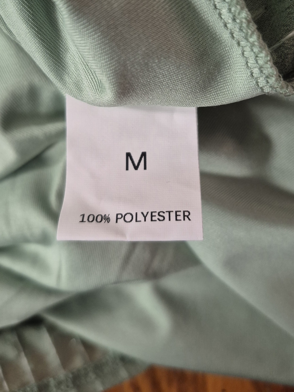 70s Vibe Mint Green Halter Cocktail Dress Medium - Picture 7 of 7